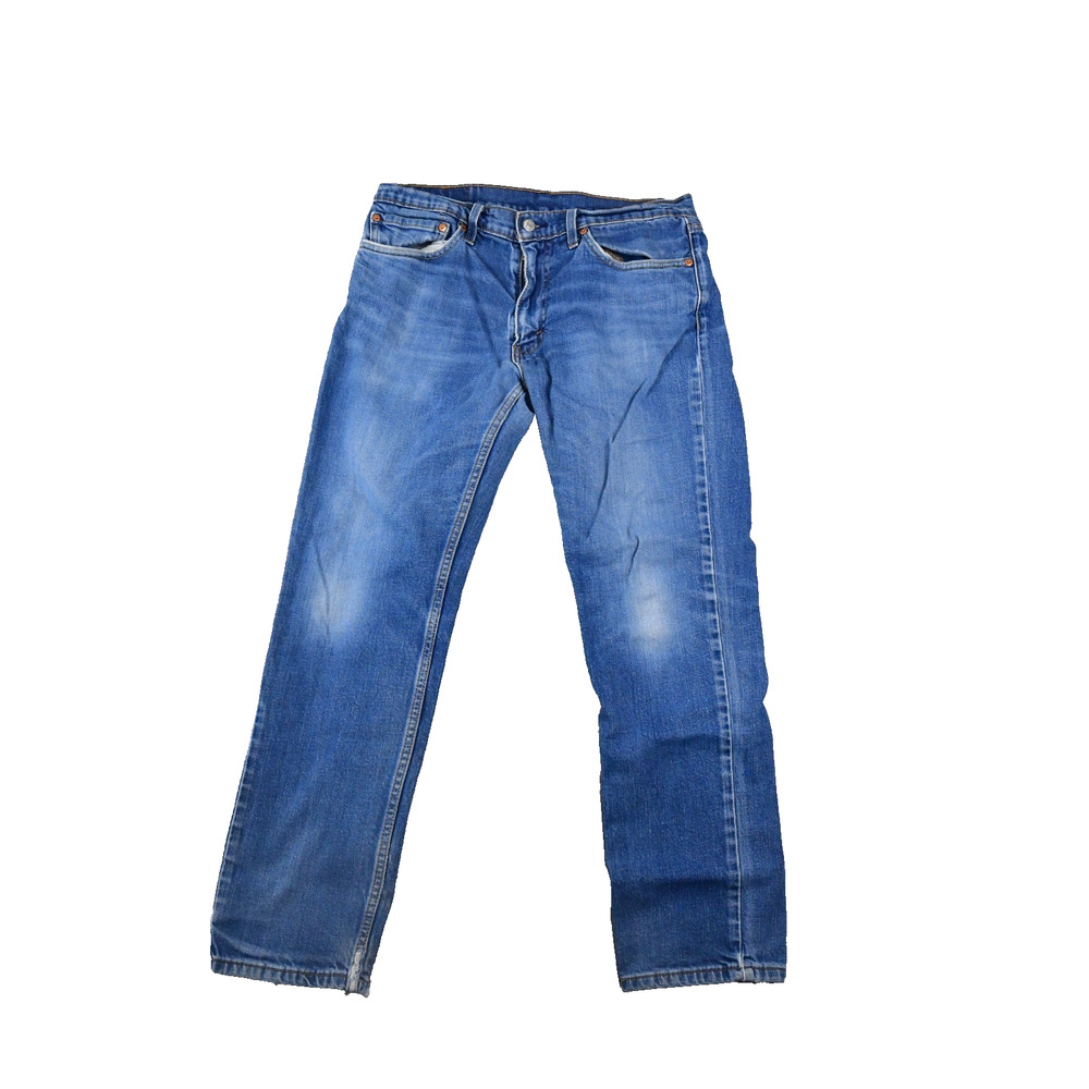 Levis Jeans 511 Mens 34x30 (30x28 Actual) Sli Blue Denim